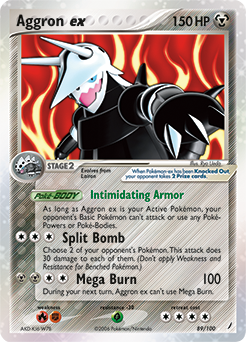 Aggron ex from Crystal Guardians