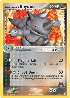 Team Magma's Rhydon from Team Magma vs Team Aqua
