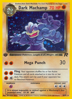 Dark Machamp from Team Rocket
