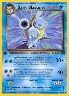 Dark Blastoise from Team Rocket