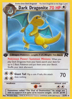 Dark Dragonite from Team Rocket