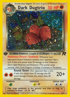 Dark Dugtrio from Team Rocket