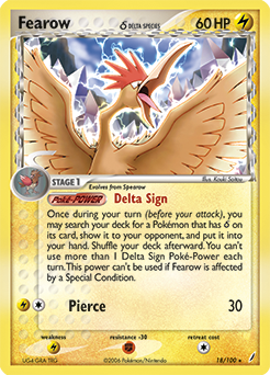 Fearow δ from Crystal Guardians