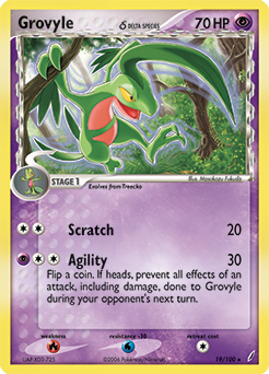 Grovyle δ from Crystal Guardians