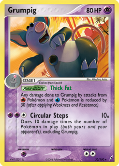 Grumpig from Crystal Guardians