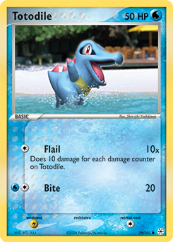 Totodile from Hidden Legends