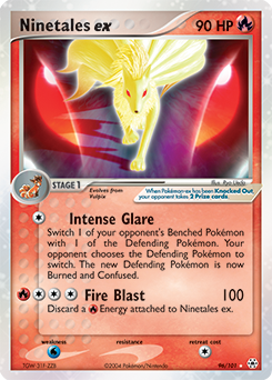 Ninetales ex from Hidden Legends