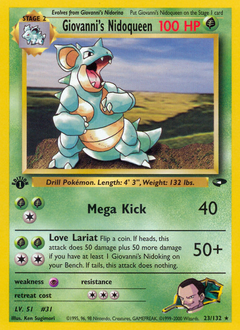 Giovanni's Nidoqueen from Gym Challenge